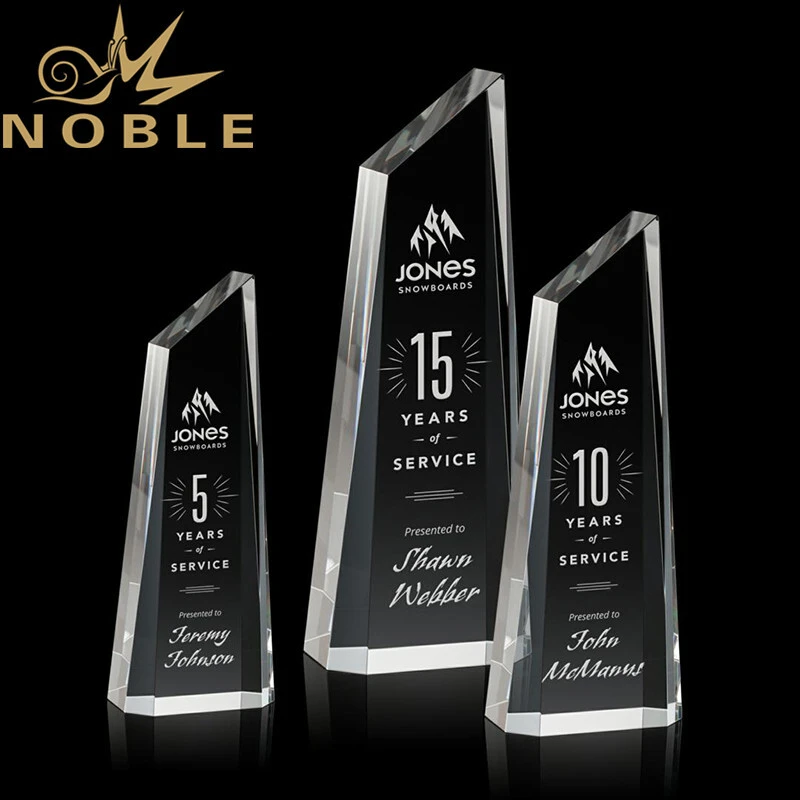 Noble New Design Engraving Optical Crystal Akron Tower Custom Award 1