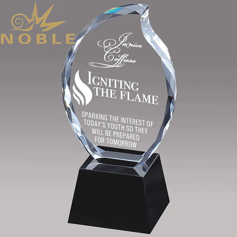 Custom Diamond Crystal Flame Trophy 1