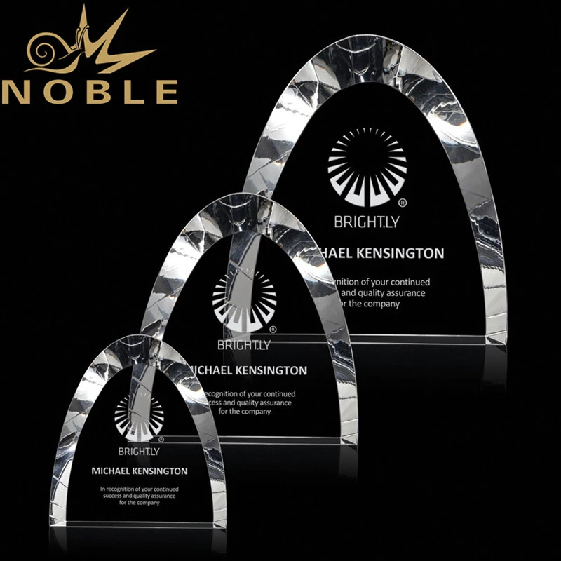 Free Engraving Custom Dome Crystal Award 1