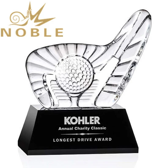 Best selling custom crystal iceberg sports Golf Award 1