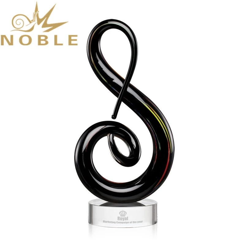 Noble High Quality Home Decoration Hand Blown Art Glass Award 1
