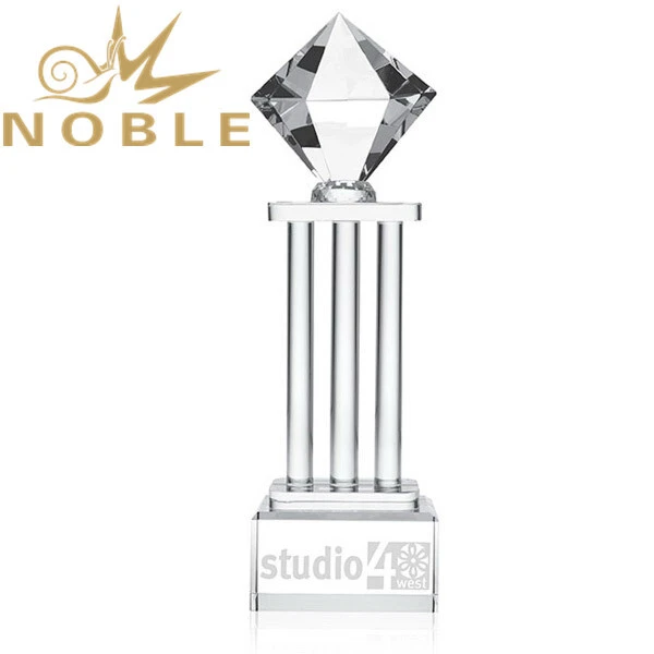 Noble High Quality New Design Custom Crystal Diamond Tower Award 1