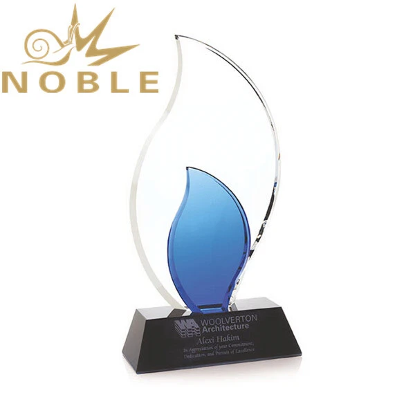 Noble High Quality Custom Crystal Trailblazer Flame Award 1