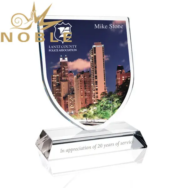 Noble Awards jade crystal glass plaque award get quote For Sport games 3