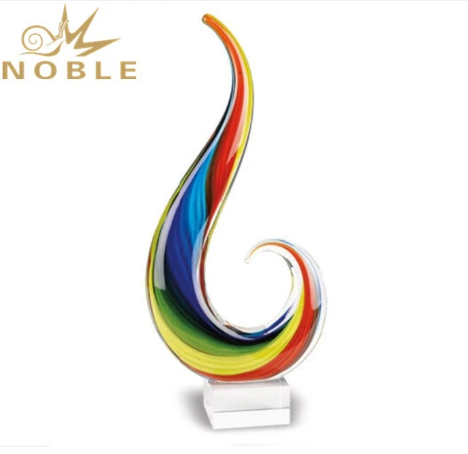 Unique New Design Hand Blown Home Decoration Gift Custom Art Glass Award 1