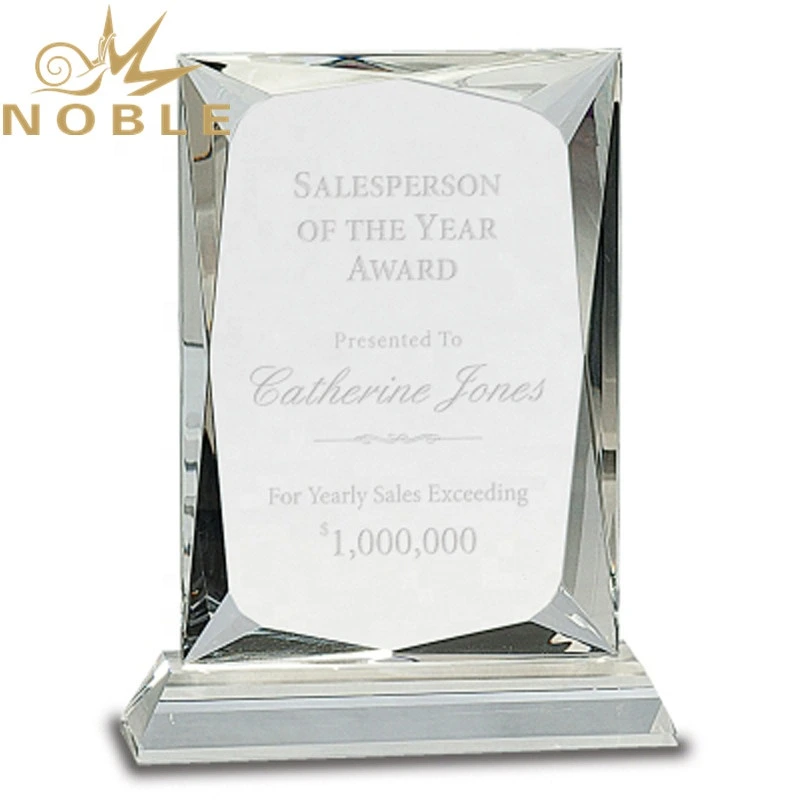 High Quality Best Selling Custom Rectangle Prism Crystal Award 1