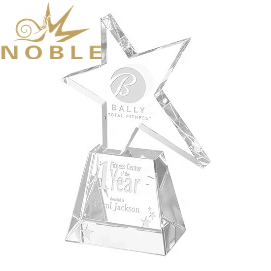Custom crystal rising star trophy1 1