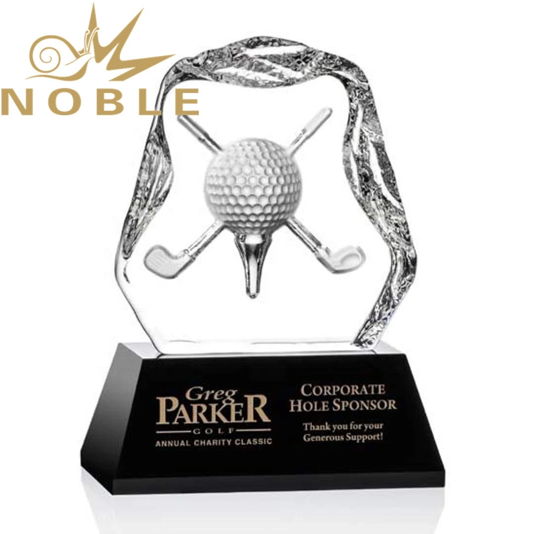 High Quality Custom Sports Crystal Iceberg Golf Trophy 1