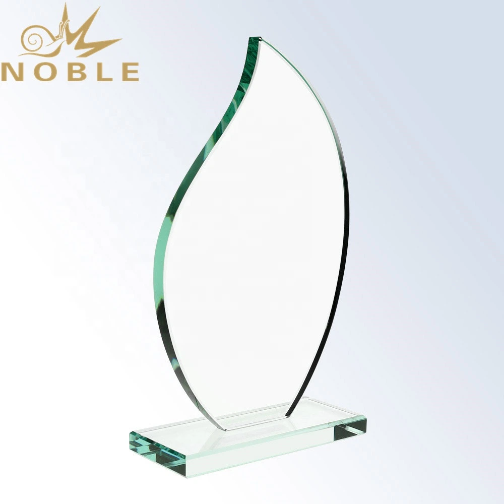 2020 New Design Jade Glass Blank Flame Trophy 1