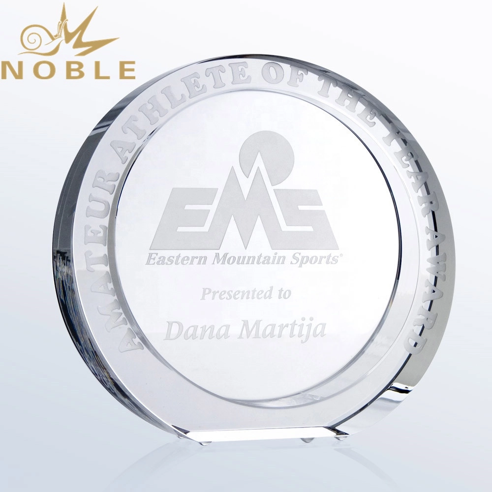 Popular New Design Best Selling Round Crystal Custom Award Trophy 1