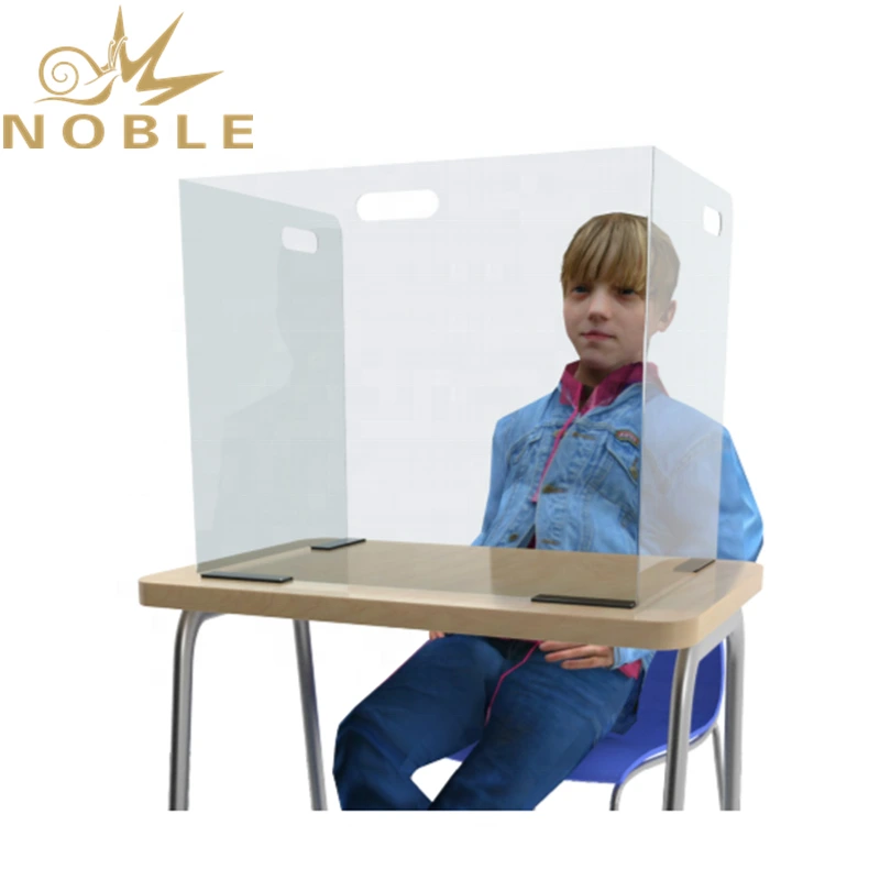 Available in Stock Custom Size Student Desktop Shields Hinge Sneeze Guard for Classroom & Office Environments 1