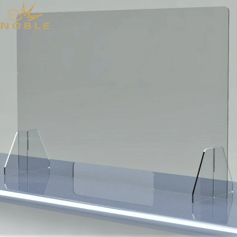 Custom Social Distancing Protective Shield Clear Plexi glass Acrylic Countertop Sneeze Guards 1