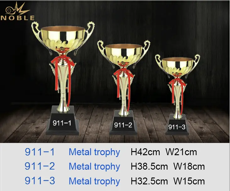 solid mesh trophy metal Gift Box with Gift Box For Sport games 2