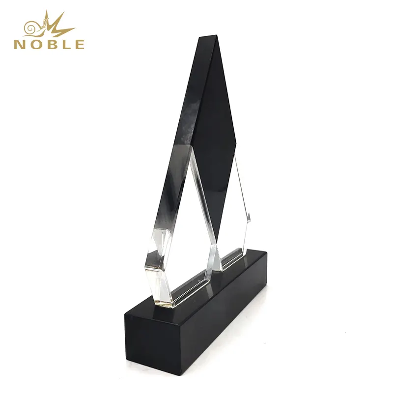 Noble Awards premium glass Blank Crystal Trophy bulk production For Awards 3