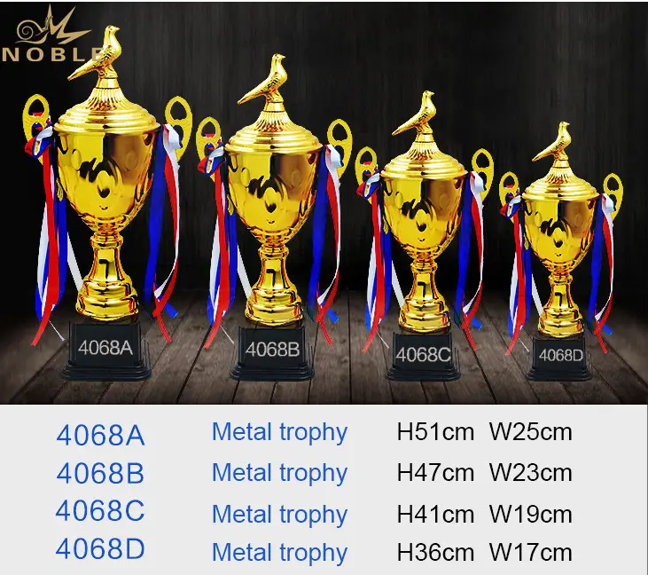 Noble Awards Breathable Cup trophies for wholesale For Awards 2