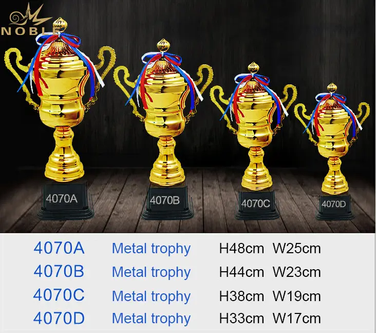 Noble Awards metal Cup trophies OEM For Sport games3 2