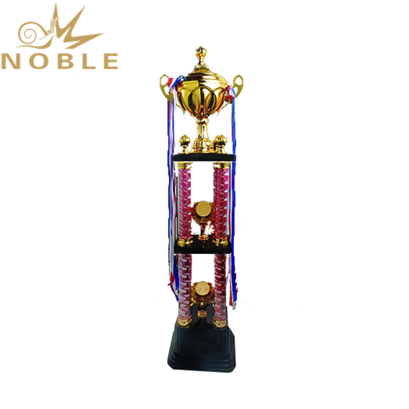Double Layer Large Four Column Trophy 1