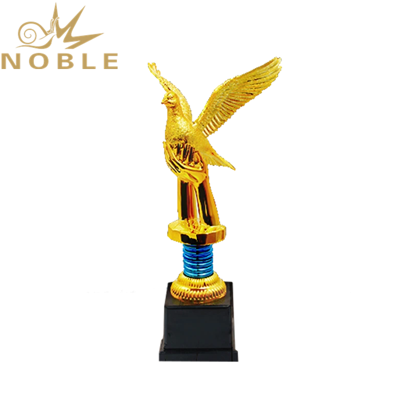 Flying Falcon Figurine Custom Metal Eagle trophy 1