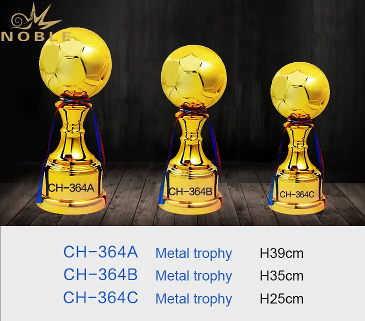 Noble Awards solid mesh Personalized Metal trophies with Gift Box For Sport games 2