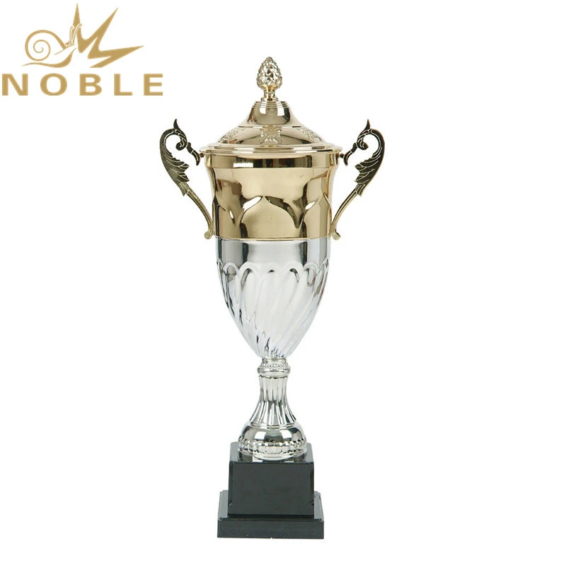 Royal Double colors electroplating Custom Metal Cup Trophies 1