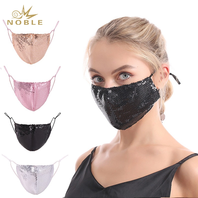 Sequins Masks Glitter Washable Face Mask Masquerade Ball Party Facial Decoration Mask for Women 1