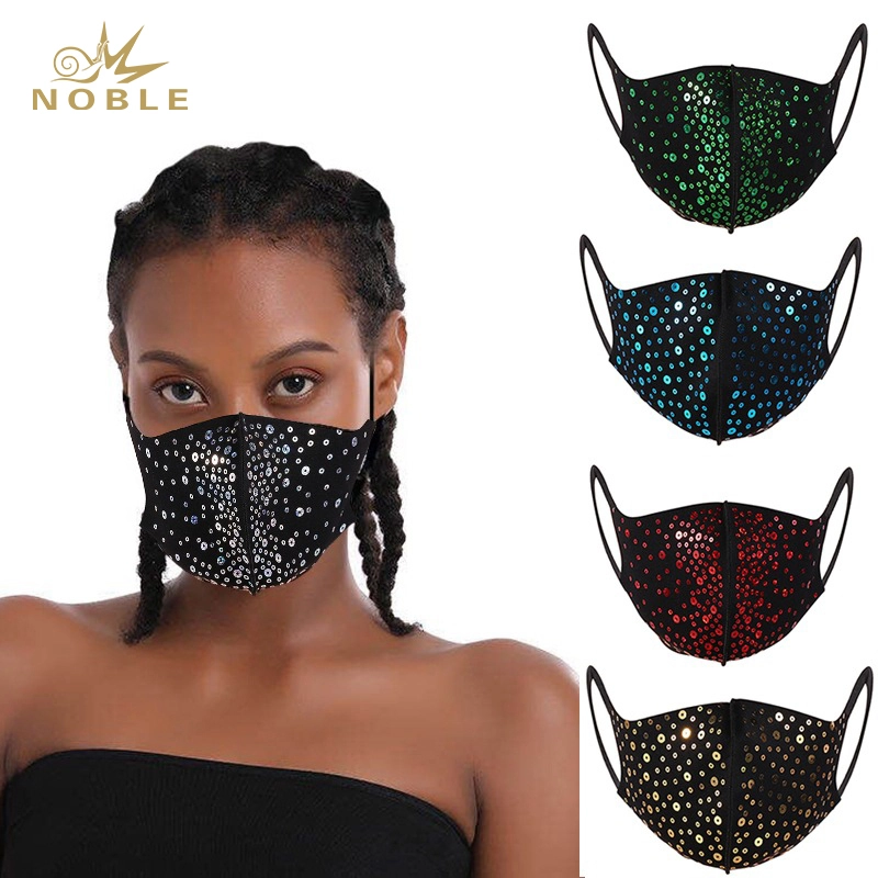 Fashion Show Holiday Mask Sequin Face Mask Party Mask 1