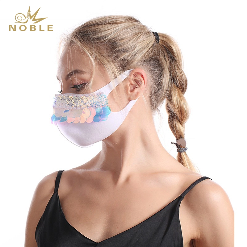 Wholesale 2020 China Supplier New Style Rhinestone Party Fashion Face Mask with Design 1