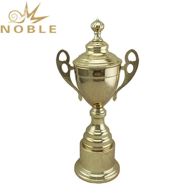 Noble New design Metal Sports Netball Trophy with Lid 1