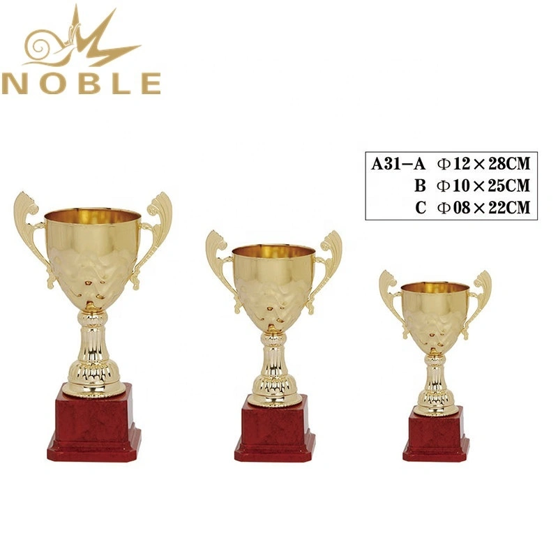 High Quality Cheap Metal Cup Trophy with Red Base 1