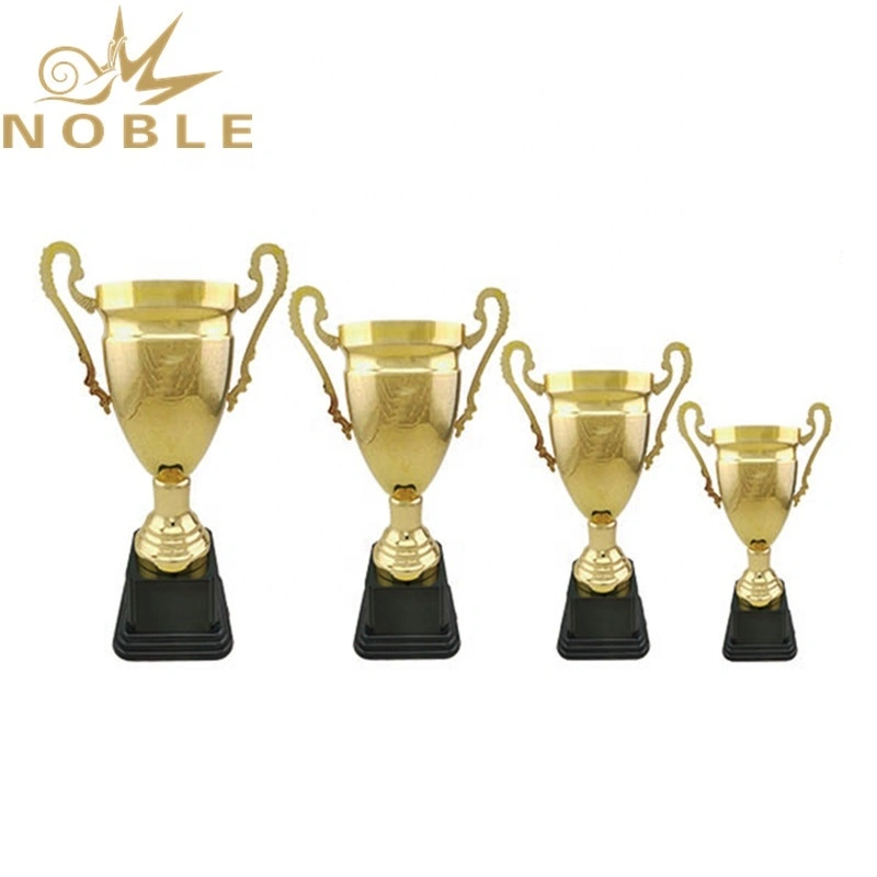 Shiny Gold Simple Metal Cup Custom Sports Trophy for Badminton Games1 1