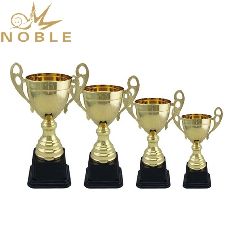 Noble Unique Design Free Logo Printed Metal Wrestling Cup Trophy 1