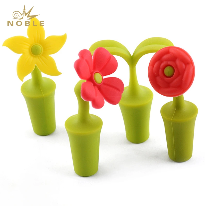 Reusable Food Frade Silicone Rubber Bottle Stoppers for Wine Beer Champagne Bottles 1