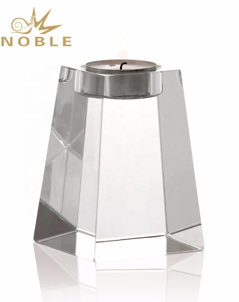 Noble Custom Engraving Crystal Candle Holder High Quality Crystal Wedding Gifts 1