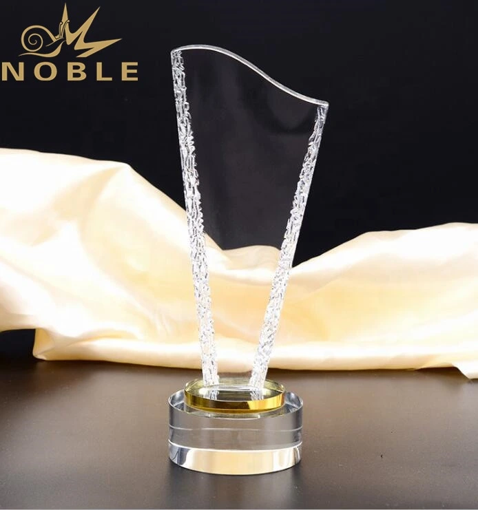 High Quality Blank Plaque Crystal Wave Award 1