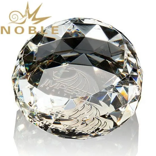 Noble Custom Diamond Facets Paperweight 1