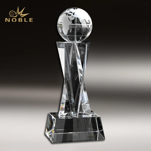 Corporate Gifts Crystal Earth Globe Trophy Awards 1