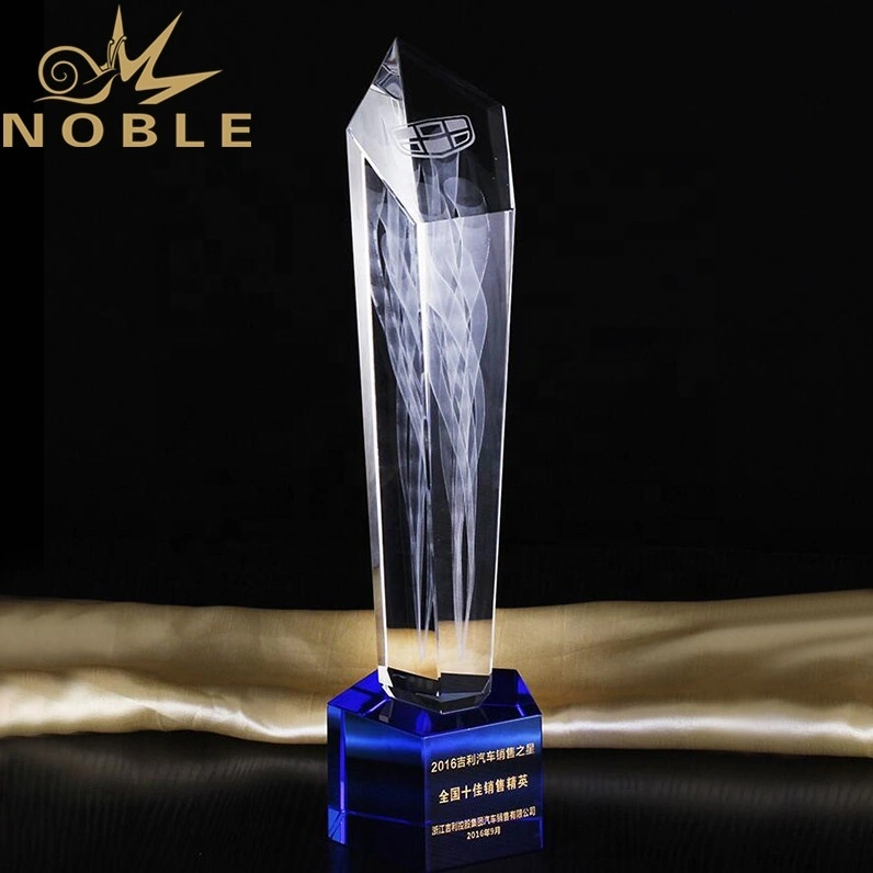 Noble High Quality Custom 3d Laser Engraving Crystal Trophy1 1