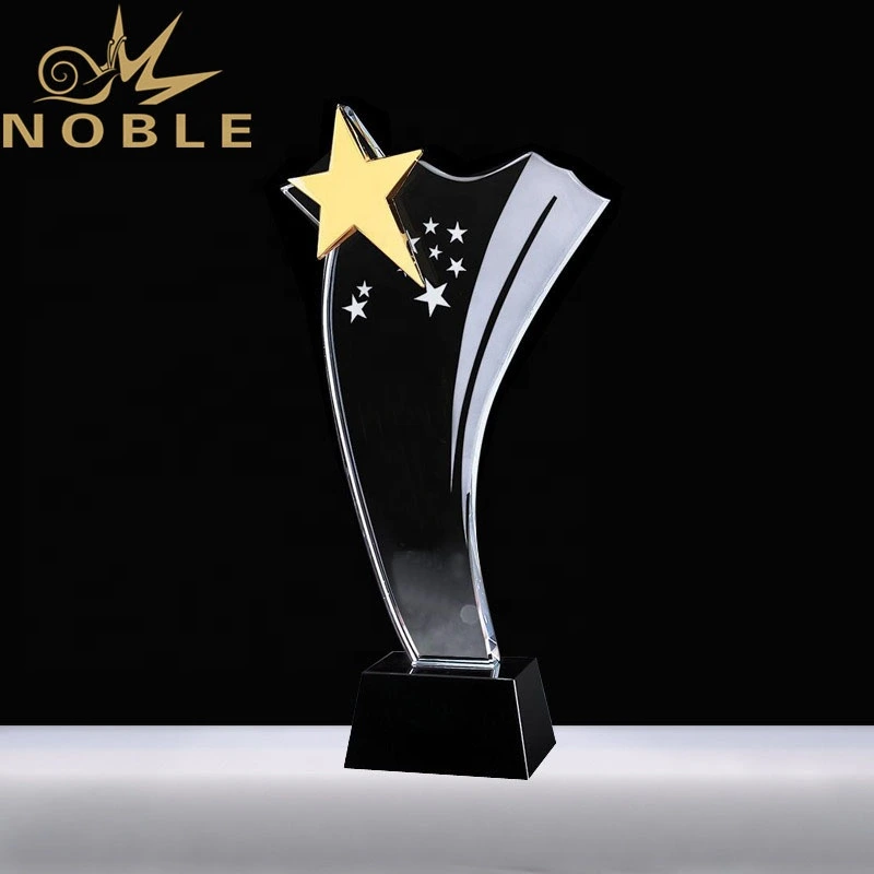 Free engraving custom crystal star trophy1 1