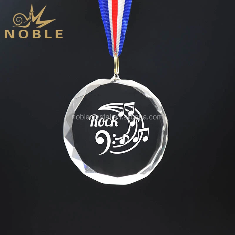 Cheap Custom Logo Rock Musical Instruments Crystal Music Medal 1