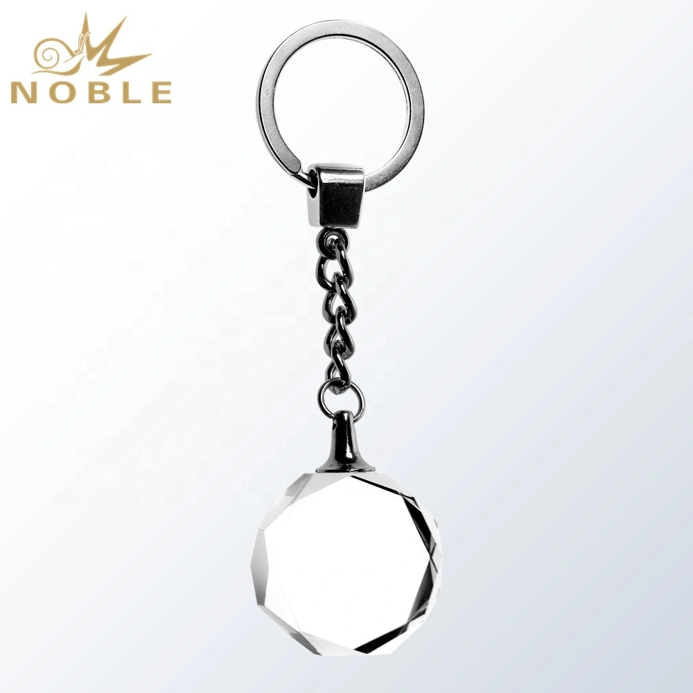Popular custom engraving blank crystal keychain 1