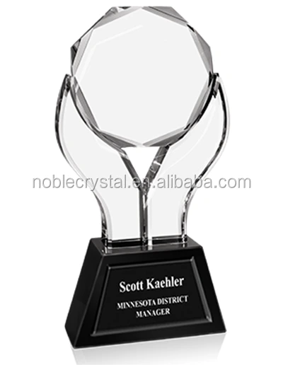 Noble New design Custom Crystal Sunflower Trophy Award as business souvenir gift 1