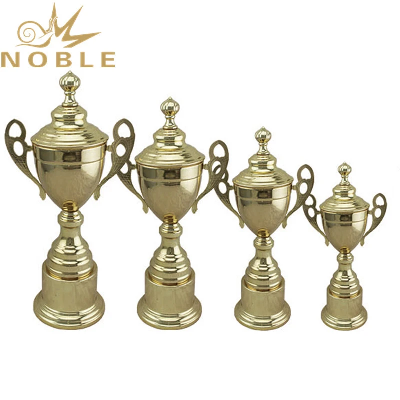 Noble New design Metal Sports Netball Trophy with Lid1 1