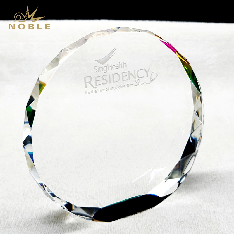 Noble High Quality Custom Engraving Crystal Souvenir Plaque Trophy 1