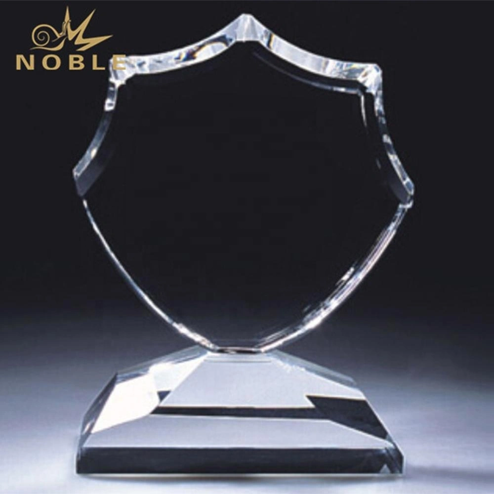 Noble Custom Engraving K9 Crystal Shield Plaque Trophy 1