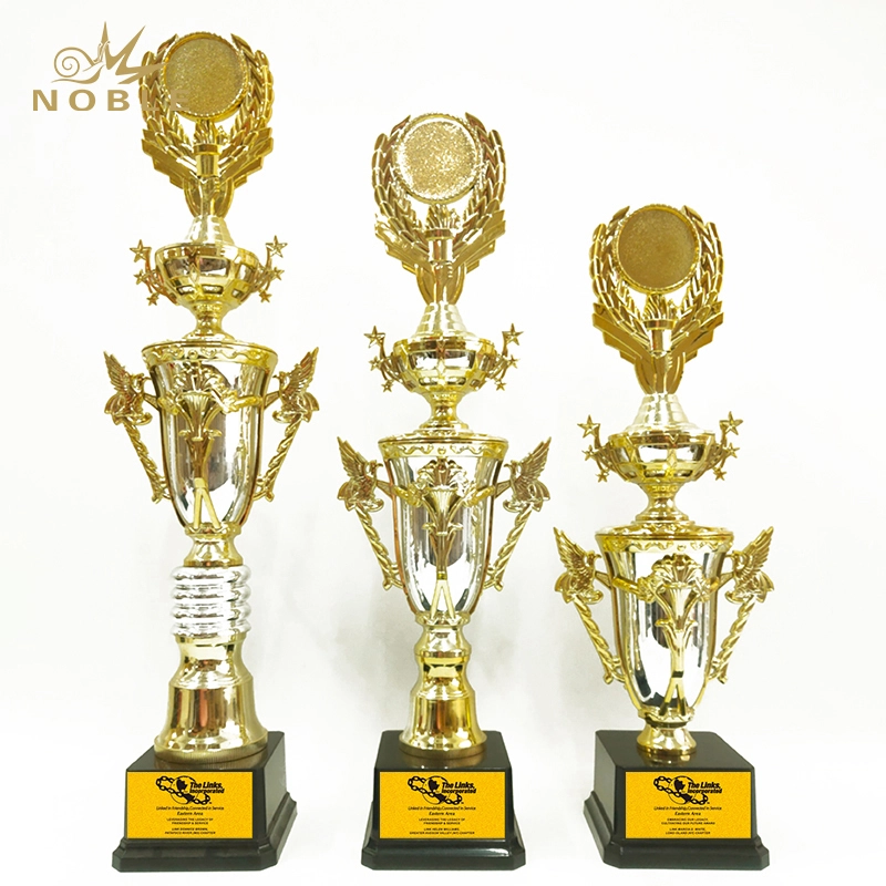 China Customised Race Finisher Metal Gold Trophies Marathon Running Sports Trophy Cup 1
