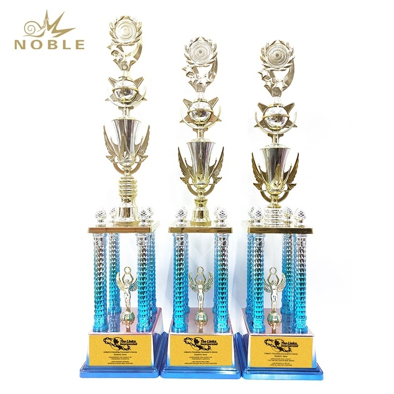 Souvenir use top quality custom metal award bodybuilding trophy for champions 1