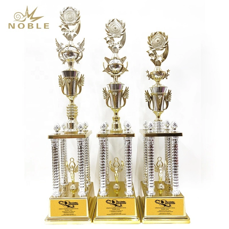 High Quality New Design Tall Column four posts Sports Awards trophy 1