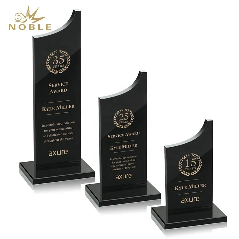 Noble New Design Berrattini Award Custom Black Crystal Award Trophy 1