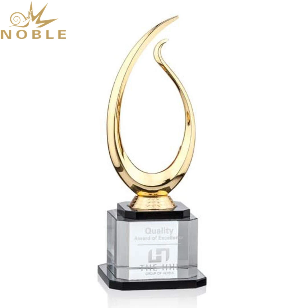 Free mould new design custom crystal Manor award trophy 1