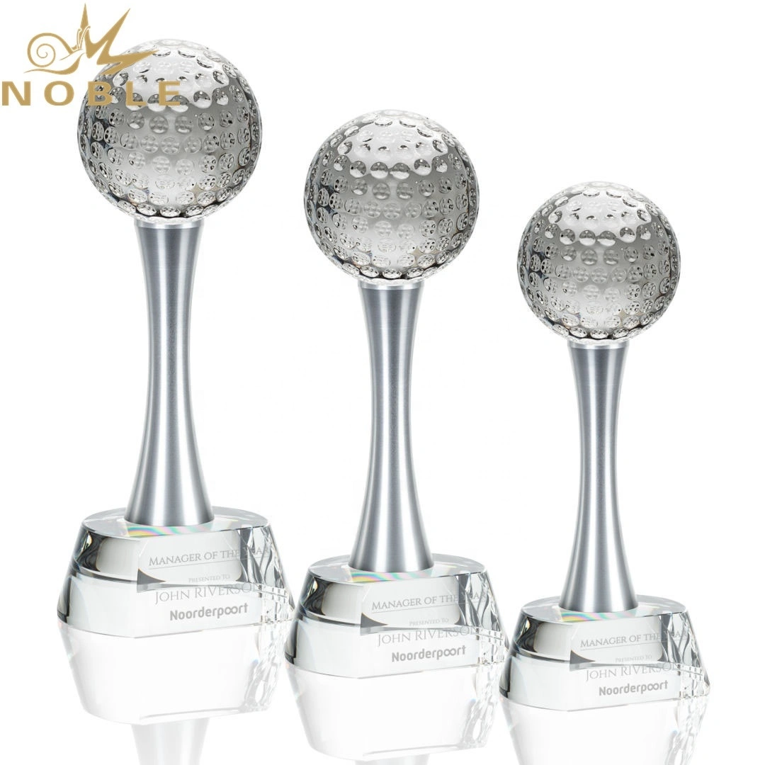 High quality custom sports crystal golf award 1